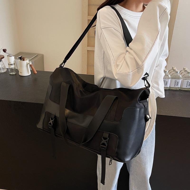 Dry and Wet Separation Trendy and Cool Fitness Bag Short-distance Outing Large Capacity Shoe Storage Handbag Bag Can Be Used To Cover Pull Rod