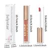 Matte Velvet Lip Glaze Natural Nude Lip Gloss Long Lasting Highly Pigmented Non-Stick Lip Stain Liquid Lipstick Lip Makeup for Daily Use