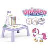 Masuta Kids Drawing Projector Set with 3D Holographic Projector, 3 Discs 24 Patterns, Unicorn Theme, 12 Markers, 32x29.5x23cm, Ages 3+