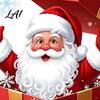 Holiday Glass Decals Santa Gift Box Sticker Christmas Static Window Decal Removable Waterproof Claus Decorations PVC Decal for Doors Windows,