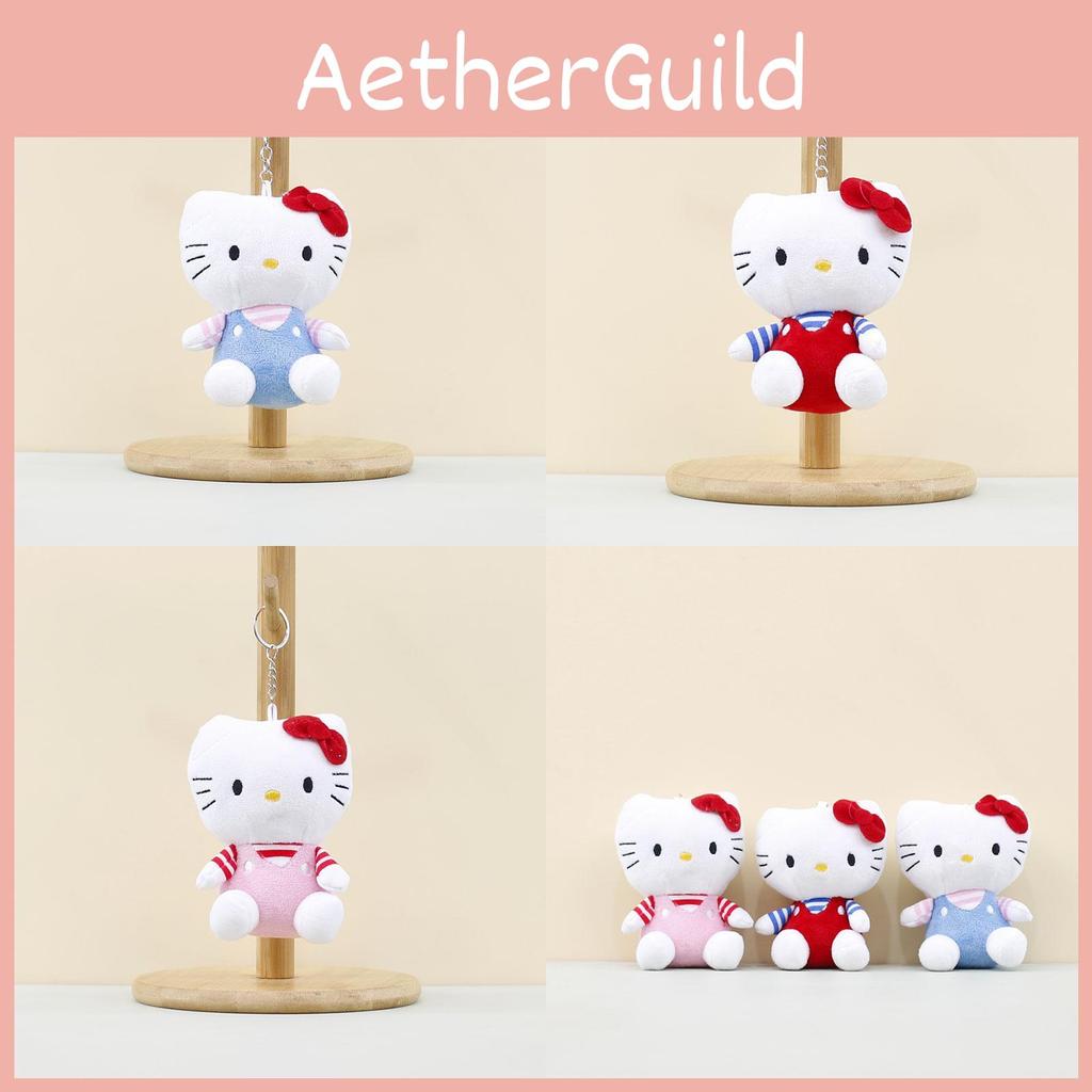 Adorable Plush Cat Keychain Soft Doll Accessory Cute Cat Bag Charm 12cm