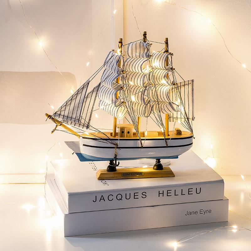 Sailboat Ornament: Creative Home Décor for Living Room, Wine Cabinet, Graduation Gift, or Office Desktop