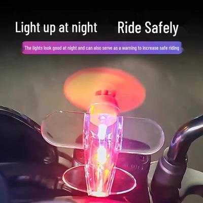 LED Wind-Powered String Lights for Cars, Bikes, and Electric Vehicles
