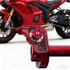 For ATV Quad Bike Motocross Moped Scooter Bike CNC Aluminum Parts 7/8" 22mm Universal Motorcycle Accelerator Throttle Twist Grip,Red.