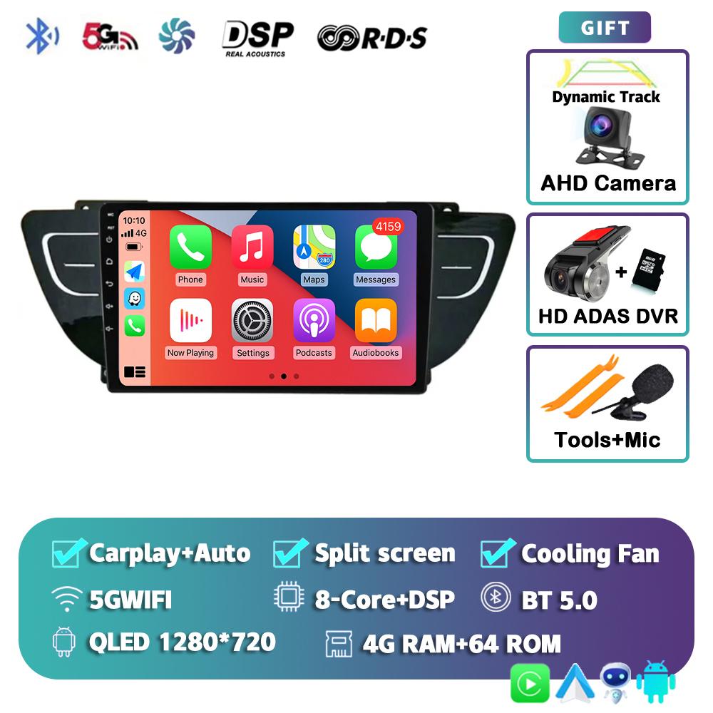 Android 14 Carplay Auto Car Radio For Geely Atlas NL-3 2016-2020 Multimedia Video Player Navigation GPS Audio 5G WIFI Stereo DSP