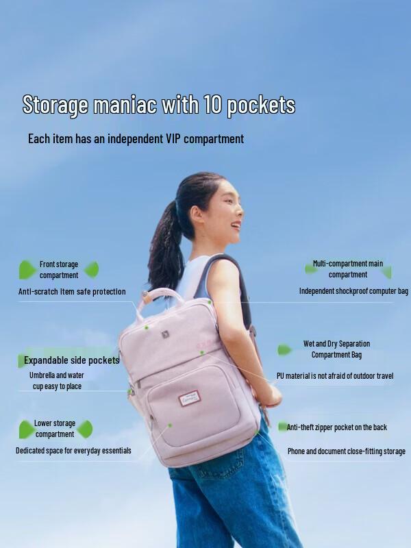 

OIWAS Liuliu Series Urban Commuter & Travel Backpack