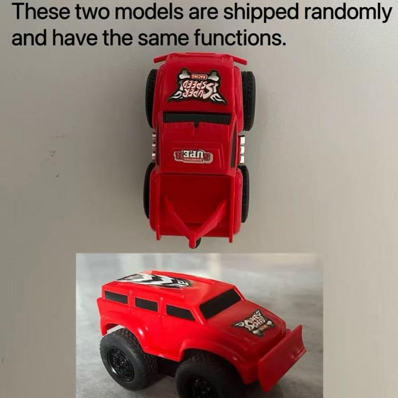 Hot Magnetic Wall Climbing Car Anti-Gravity Pull-Back Toy Car Inertial Suspension Racing Car Stress Relief Toy for Kids Boy Girl
