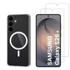 Case with Magnetic Ring for Samsung Galaxy S26 PLUS and 2 Tempered Glass Screen Protectors Phonillico®