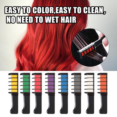 Hair Chalk Easy To Apply Long Chalk for Extracts Disposable Lasting Plant Hair Dye Party