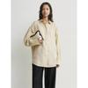 Su Mei Hui Women's Striped Satin Shirt - Spring/Summer 2026 Collection, TOT Style Commute Long Sleeve Top