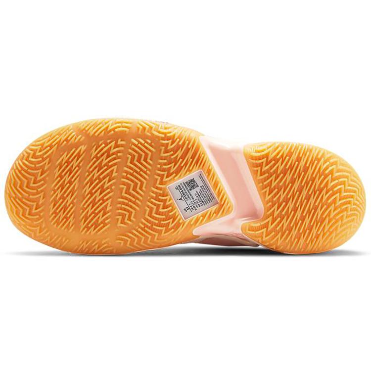 Jordan Why Not Zer0.3 Slip Resistant Cushioning Abrasion Resistant Mid Top Children's Basketball Shoes Coral Powder CD5804-600