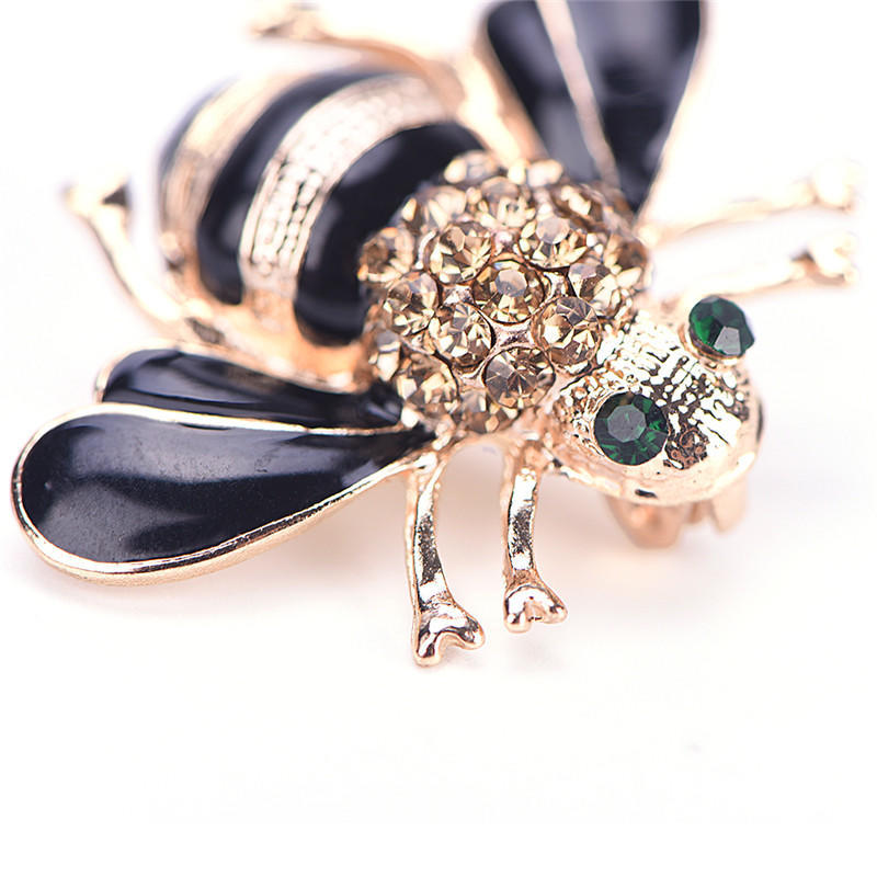 Bie Brosje Elegant Gullbelagt Festbrosje Smykker