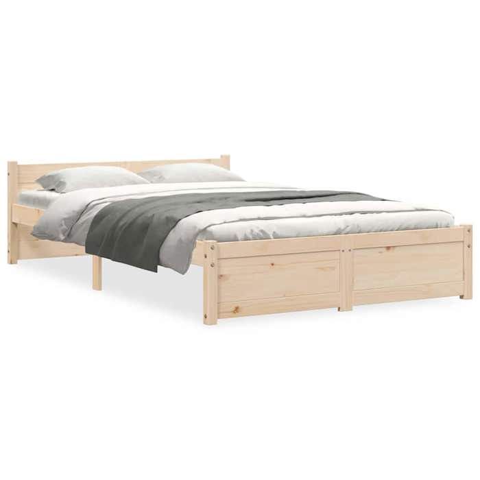 VidaXL Bed Frames Solid Wood 120x200 Cm 815039