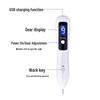 Home Use LCD 9-Speed Mole & Spot Removal Pen - White Beauty Instrument