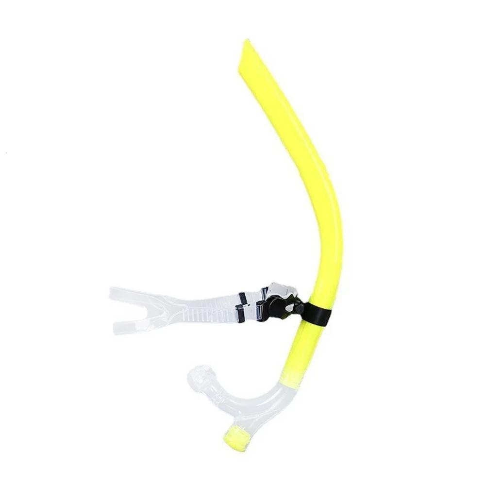 High Quality Professional Dry Top Snorkel - Silicone Adjustable Breathing Tube for Swimming Snorkeling Diving Training For Adult