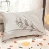 Floral & Grass Patterned Pillowcase Suitable For Sofa Bedroom Car Pillow Cover Cushion Rectangular Back Cushion