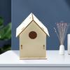 Wooden Bird Nest Hous DIY Hummingbird Cages Easy To Assemble Hanging Birdhouse  Outdoor