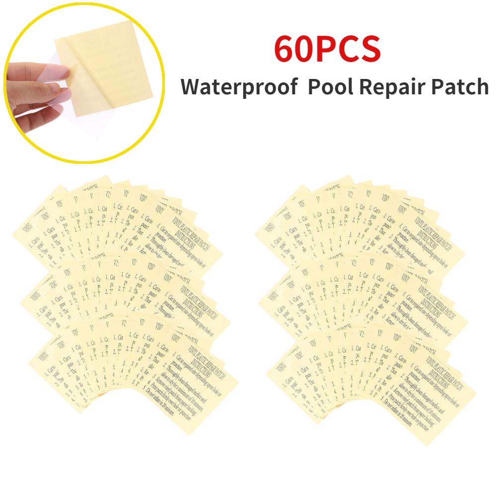 10-100pcs Self-Adhesive Pool Repair Patch Waterproof Pool Liner PVC Repairing Patches Stickers for Inflatable Products Boat Raft