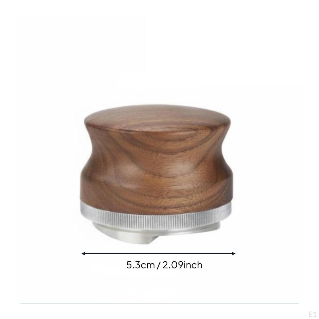 Wooden Espresso Tamper Station Solid Wood Portafilter Pressing Stand MultiCompartment Design Coffee