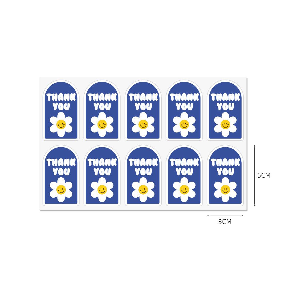 100200Pcs This Package Is Happy To See You Too Stickers Small Business Gift Box Packaging Decor Thank You Sticker Seal Labels