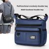 Mochila masculina casual de um ombro à prova d'água para negócios e pesca