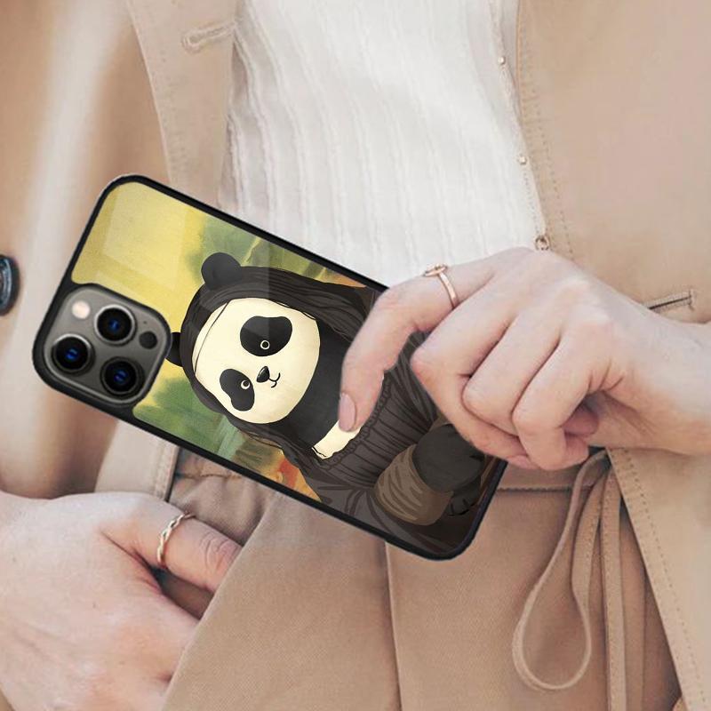 Panda and bamboo pattern Magnetic Phone Case For APPLE iPhone 17 Air 16 14 13 12 Pro Max 15 Plus Wireless Charge MagSafe Cover