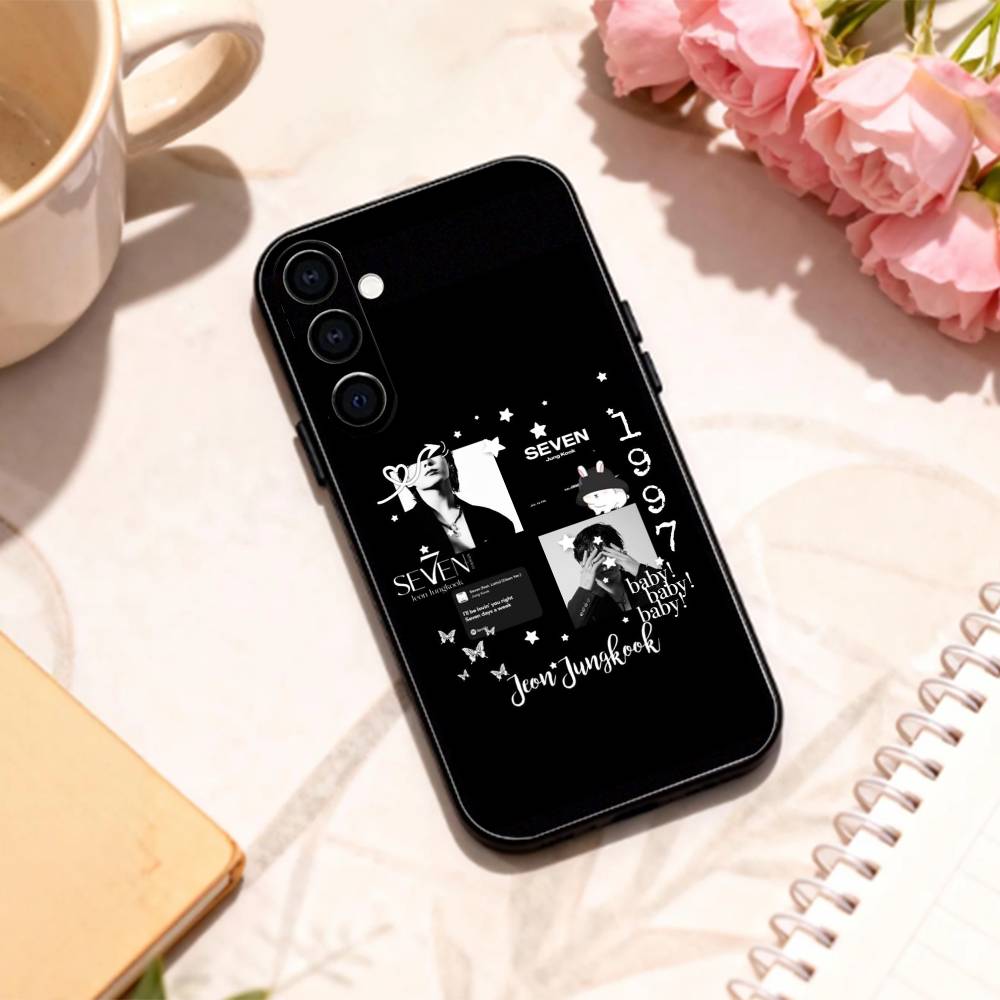 cool K-Kpop J-JungkookS phone Case For Samsung Galaxy A73,A72,A71,A70,A53,A52,A51,Others Soft Black Shell
