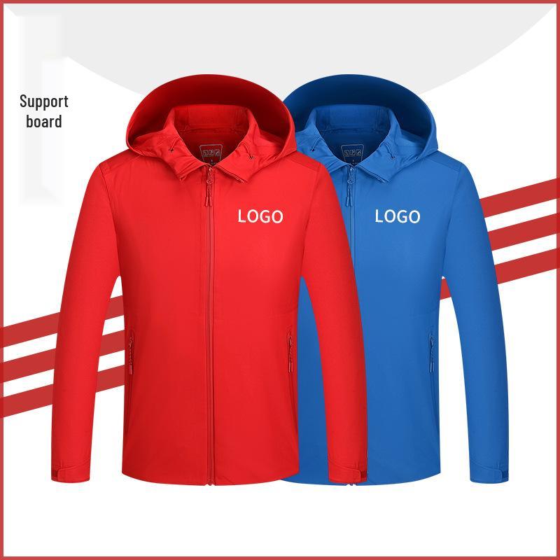 Unisex Waterproof Summer Mountaineering Windbreaker - Custom Logo Available