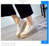 2026 Spring Shoes Women's Interior Height Increasing Single Shoes Thick Soled Sponge Cake Casual Women's Shoes