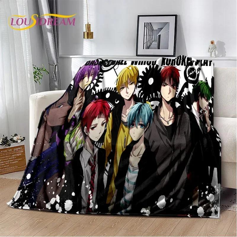 Animacinis Kuroko krepšinio anime pledas, minkštas apklotas namams, miegamajam, lovai, sofai, iškylai, kelionėms, biurui, vaikams