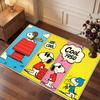 Snoopy Peanuts Rug Soft Thick Non Slip Floor Carpet for Bedroom Living Room Home Decor
