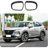Car Accessories Fit for Nissan New Rogue 2021 2022 2023 2024 Side Door Rearview Mirror Rain Shield Protector Cover Frame Trim (Carbon Fiber Style)