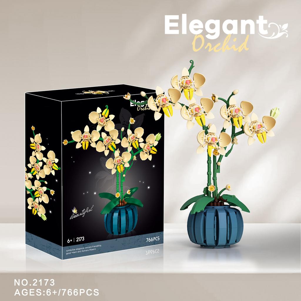 Blumenstrauß Mini Bausteine Konstrukteur Sets Block Modell Puzzle Zusammenbau Steine DIY Heimdekoration Kinderspielzeug Geschenk