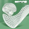 Women's Transparent Arch Support Forefoot Pads with Massage and Orthopedic Strap