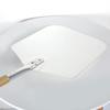 1Pc Kitchen Aluminum Alloy Pizza Peel Bakers Oven Restaurant Paddle With Wooden Handle New