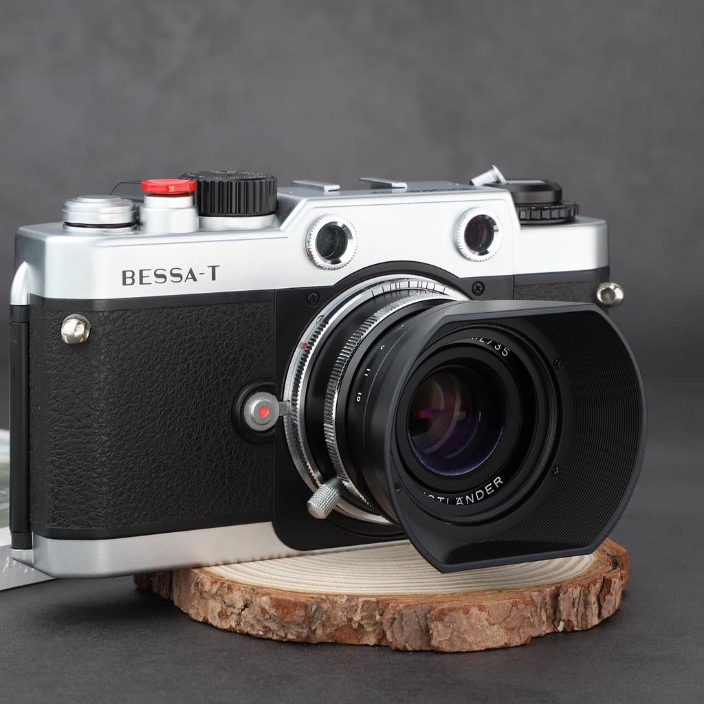 Haoge Bayonet Square Metal Lens Hood for Voigtlander 35mm Type I II ULTRON Aspheric Vintage Line VM Lens Replacement LH-VM12 35mm/f2 12/35 & F1.5