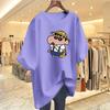 Cotton Printed Short-sleeved T-shirt for Women's Summer New Loose Large-size Cartoon Top Bottoming Shirt for Women