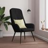 Vidaxl Armchair, Black, Upholstered In Velvet