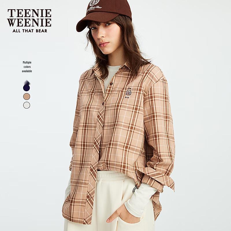 Teenie Weenie Women s Retro Plaid Lapel Shirt M