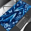 Interstellar Nebula Blue Whale XL Gaming Mouse Pad Stitched Edge Non-Slip Base Large Desk Mat For PC Laptop Gamer Mouse Pads