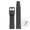 Fluorkautschukarmband, 20 mm, 22 mm, Schnellverschluss, sportlich, wasserdicht, atmungsaktiv, Löcher, FKM-Fluorkautschuk-Ersatzarmband für Männer und Frauen