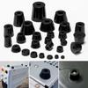 10pcs Floor Protectors Non-Slip Black Table Chair Shock-Absorbing Leg Pads Rubber Furniture Feet