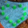 15Pcs Glowing Frogs Figurines Green Resins Miniature Animal Figures Toy for Garden Landscape and Home Desk Decoration