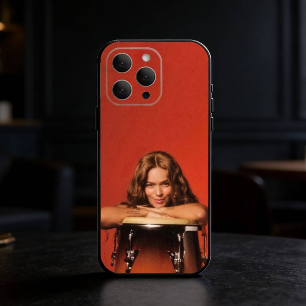 K-Karol G Tropicoqueta Phone Case Silicone black Soft For IPhone 17,16,15,14,13,12,11,SE,Plus Pro Max