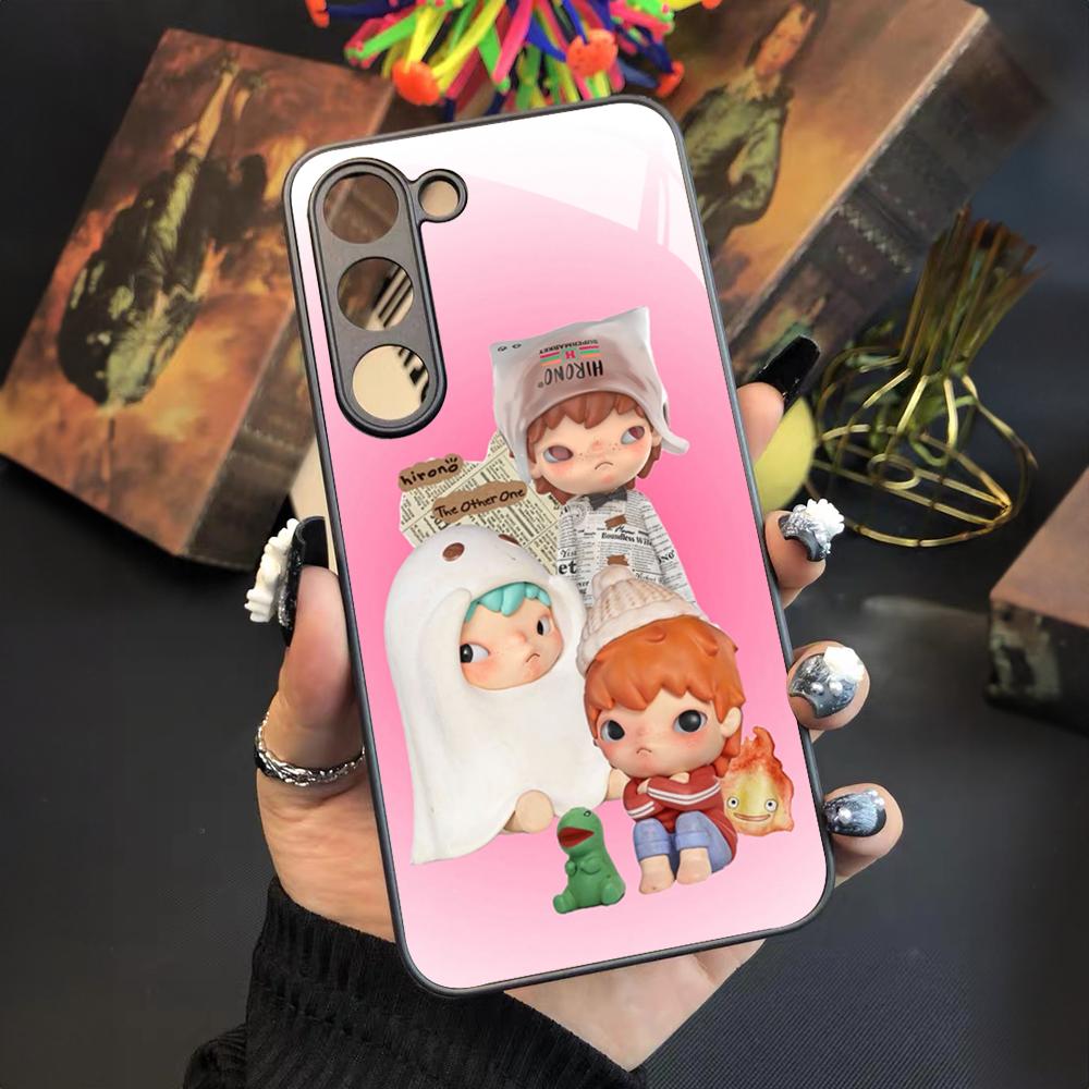 

Cute H-Hirono Phone Case For Samsung Galaxy S25 S24 S23 S22 S20 S21 Note20 Ultra Plus Fe Colored Silver Cover Samsung Note20Ultra