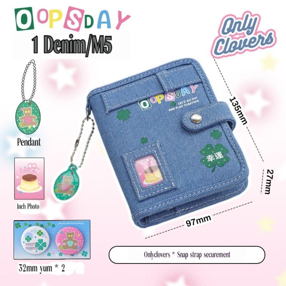 Multi-function DIY Binder Journal Book Y2K Style School Accessories Star Card Holder  Girls Gift