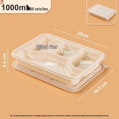 Jingzhou Degradable Disposable Takeaway Lunch Boxes