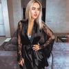 Sexy Lingerie Women's Sexy Imitation Ice Silk Plus Size Pajamas Nightgown