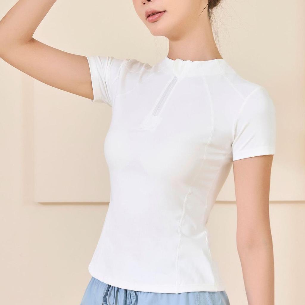 Breathable Summer Workout T-shirt for Running, Gym, and Yoga