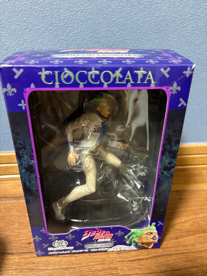 

[USED] JoJo s Bizarre Adventure Cioccolata Figure Hirohiko Araki Statue Outer Box Damaged
